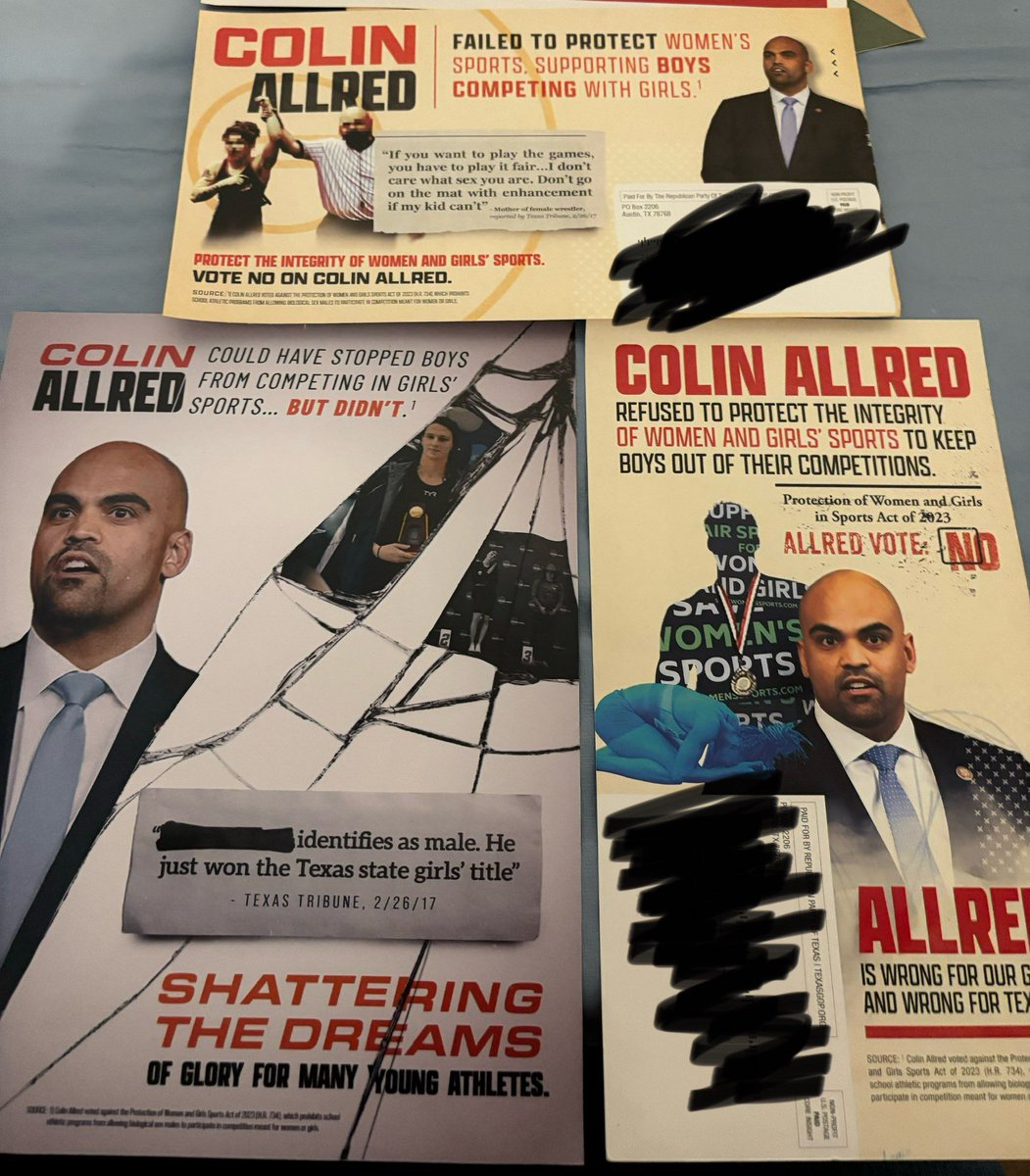 ChrisGearing4's tweet photo. Texas Take as always had some incredible insights about the Texas Senate race between Cruz and Allred. Came home today to find 3 examples of why @scottbraddock and @JeremySWallace were correct… https://t.co/1B5SUZzmIC