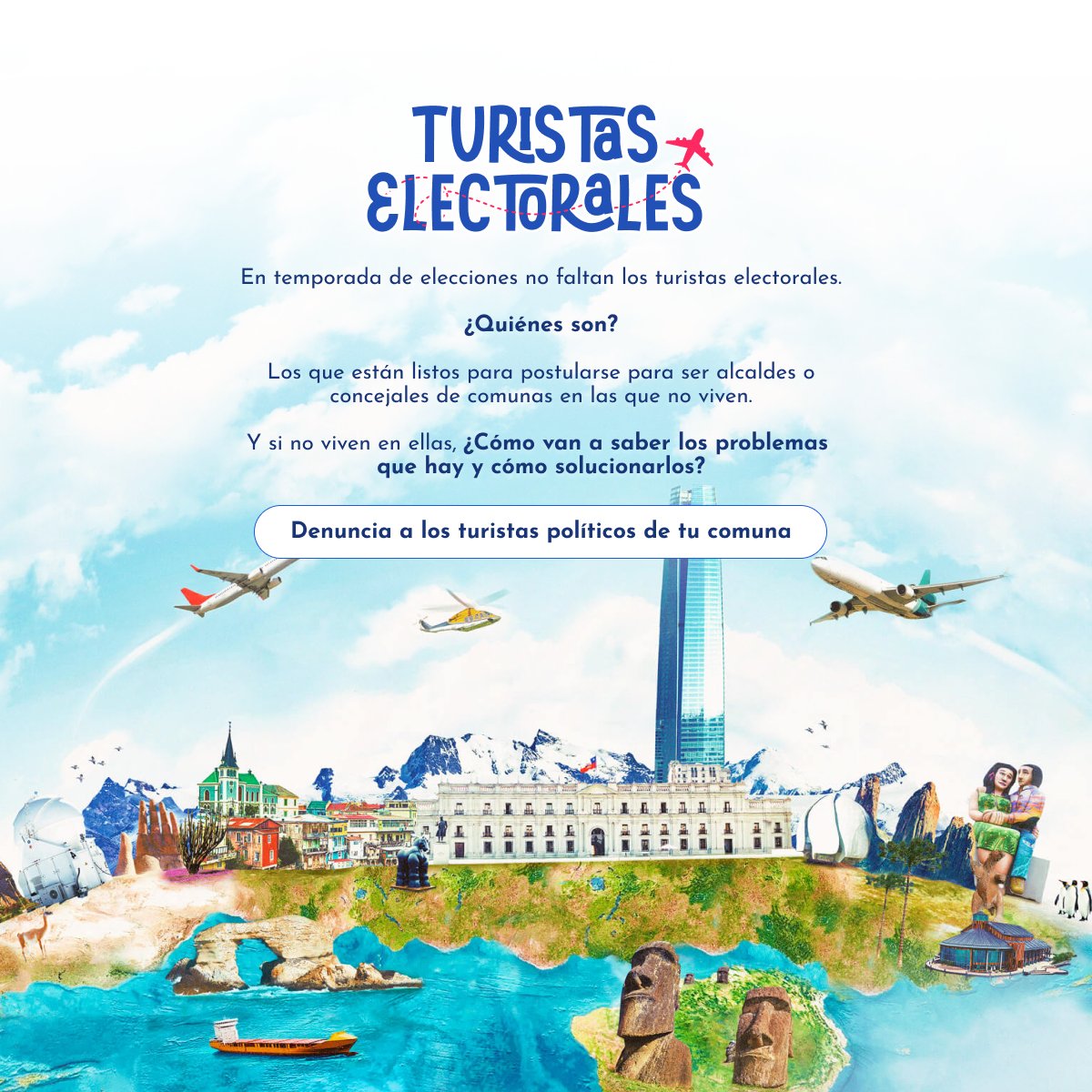Hice este sitio para identificar y denunciar a los turistas electorales. Si en tu comuna hay uno coméntalo para agregarlo a la lista. somospley.cl/turistas/index…