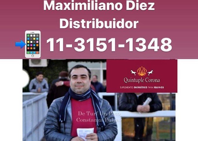 #QUINTUPLECORONA
Felicita al entrenador y amigo Leonardo Franco Tavares, que nutre a sus equinos con nuestro suplemento, por su triunfo con TRUE LAGOON en Palermo.
Gracias Ismelda Gonzalez Silva por el apoyo y confiar en QUÍNTUPLE CORONA para sus atletas.
<a href="/quintuplecorona/">quintuplecorona</a>