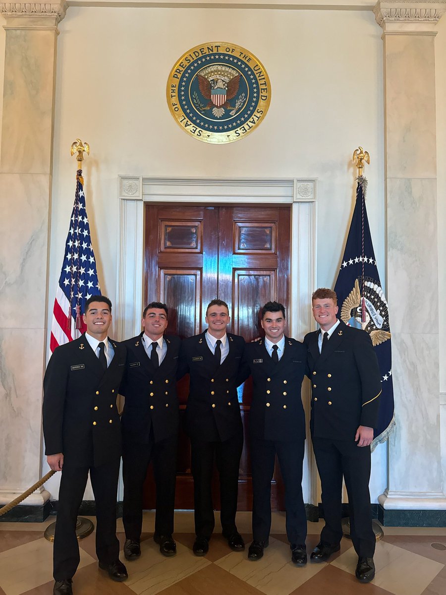 Salisbury Athletics (@sarumathletics) on Twitter photo Five former <a href="/SarumBaseball/">Salisbury Baseball</a> players, current <a href="/NavyBaseball/">Navy Baseball</a> team members honored at the White House today. #BuryBoys Five former <a href="/SarumBaseball/">Salisbury Baseball</a> players, current <a href="/NavyBaseball/">Navy Baseball</a> team members honored at the White House today. #BuryBoys