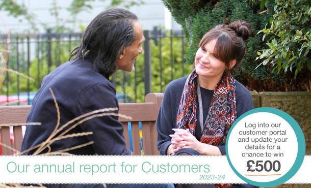 CALLING ALL CUSTOMERS. Look out for your latest statement. Its full of the latest news; new consumer standards, our impact last year &amp; how we’re making a difference. You can find out how to join our new customer portal &amp; be entered into our £500 prizedraw orlo.uk/fH9zL