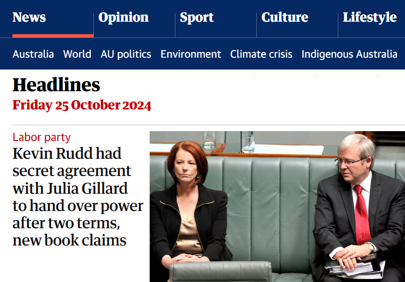 Kirribilli House Mark 2-Hawke/Keating
Big take out
Claims JG used  Minining industry-funded,'tricked-up' polls, to justify her sticking the knife into Rudd.
theguardian.com/australia-news…
'This was an orchestrated effort to pull off a coup and Gillard was right in the middle of it'.
