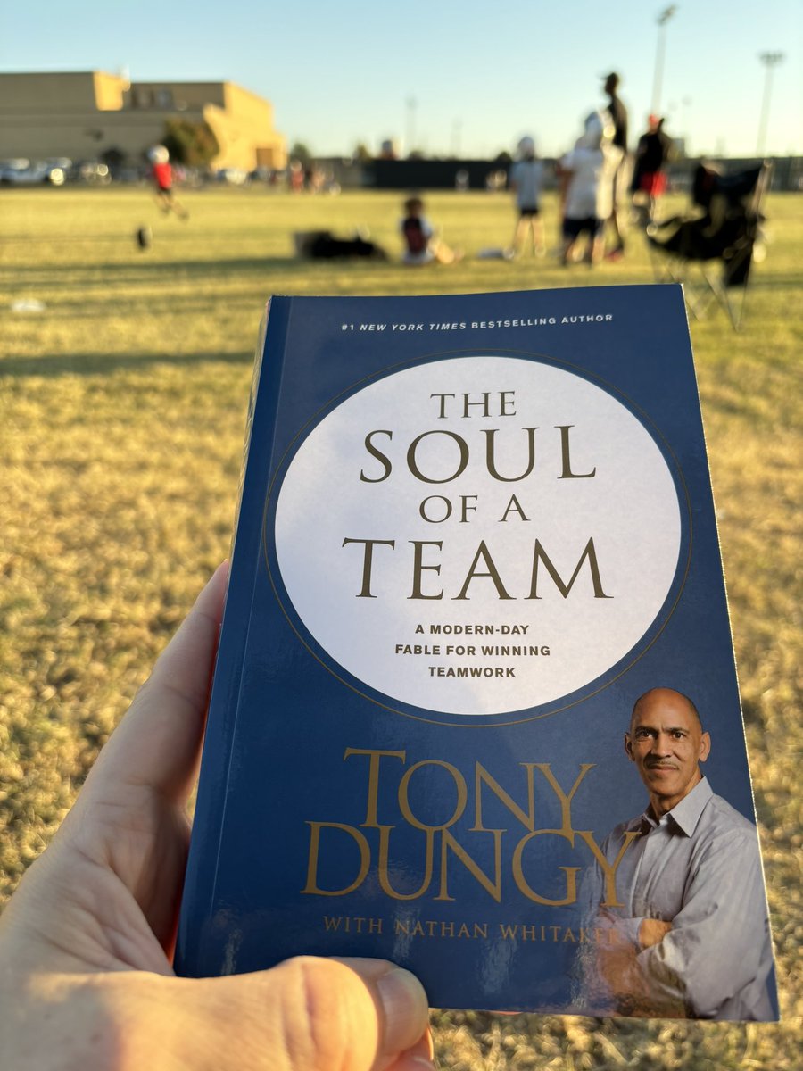 MattyRom's tweet image. Last football practice of the season for Peanut. His team has made such strides this year. Proud of all of them. One last evening watching the boys perfect their skills while catching up on a little reading!