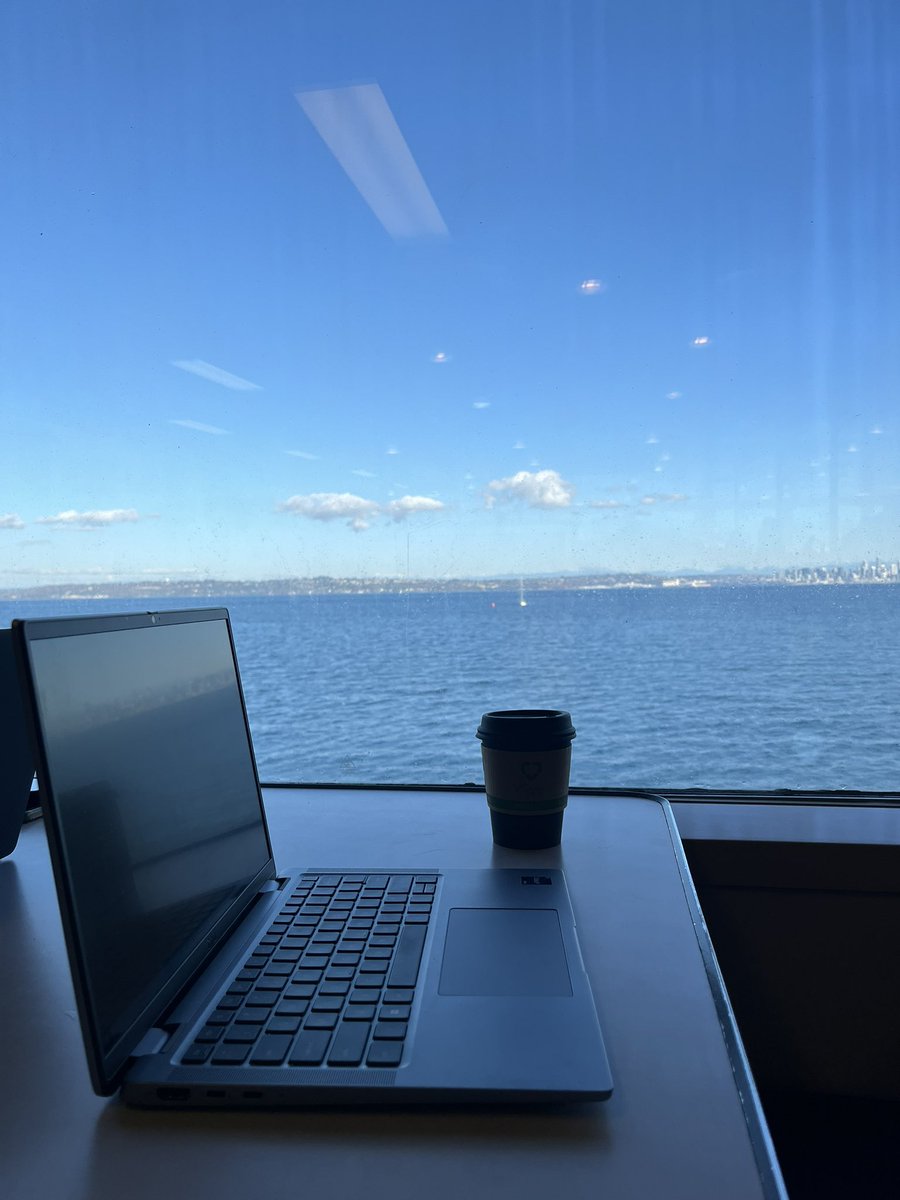 wsferries's tweet photo. Something about a coffee from the galley just hits different. https://t.co/5Yb6D1Ix2W