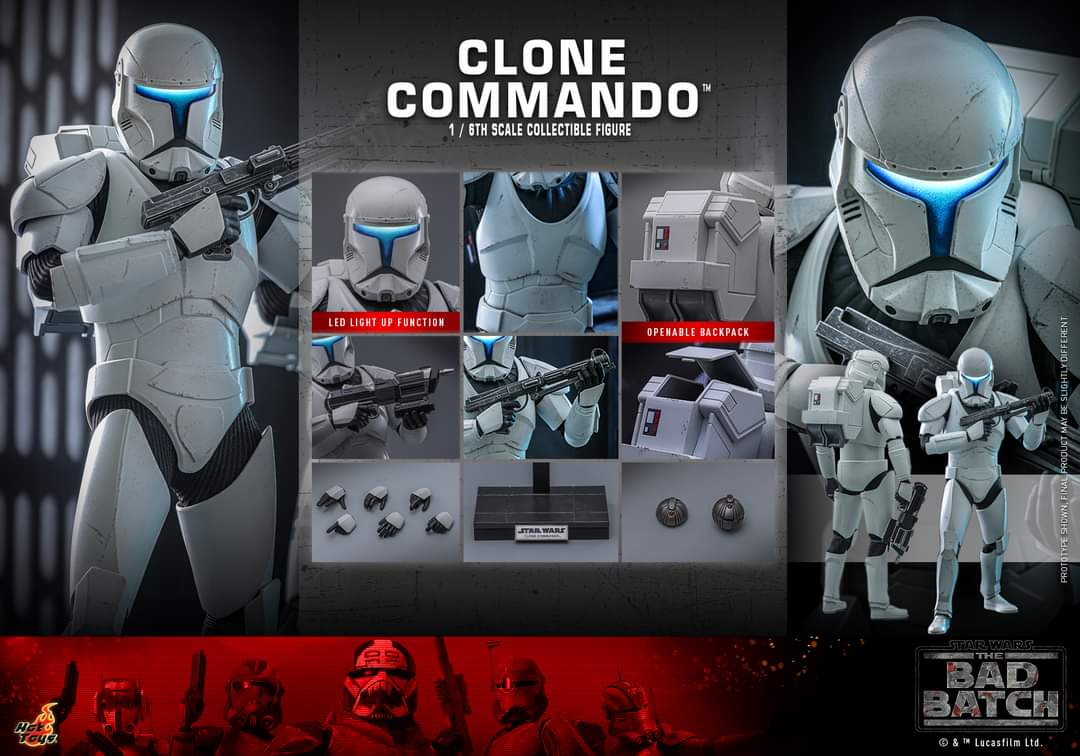 StateOverse's tweet image. 💥#UPDATE'D ALERT💥
#Statoversians!
👁🌛👁
     🫶
Hot Toys Star Wars: The Bad Batch 1/6 Scale Clone Commando is NOW up for preorder at Sideshow ($235.00)!

#CloneCommando #TheBadBatch #StarWars  #Lucasfilm #HotToysCollectibles #SixthScale #BloggerPhotos
#ToyEntertainmentNews