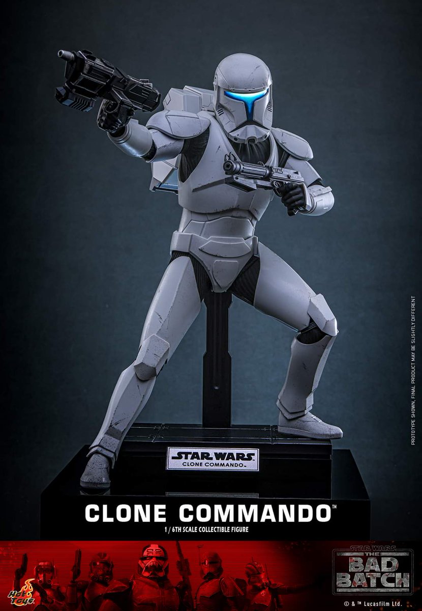 StateOverse's tweet image. 💥#UPDATE'D ALERT💥
#Statoversians!
👁🌛👁
     🫶
Hot Toys Star Wars: The Bad Batch 1/6 Scale Clone Commando is NOW up for preorder at Sideshow ($235.00)!

#CloneCommando #TheBadBatch #StarWars  #Lucasfilm #HotToysCollectibles #SixthScale #BloggerPhotos
#ToyEntertainmentNews