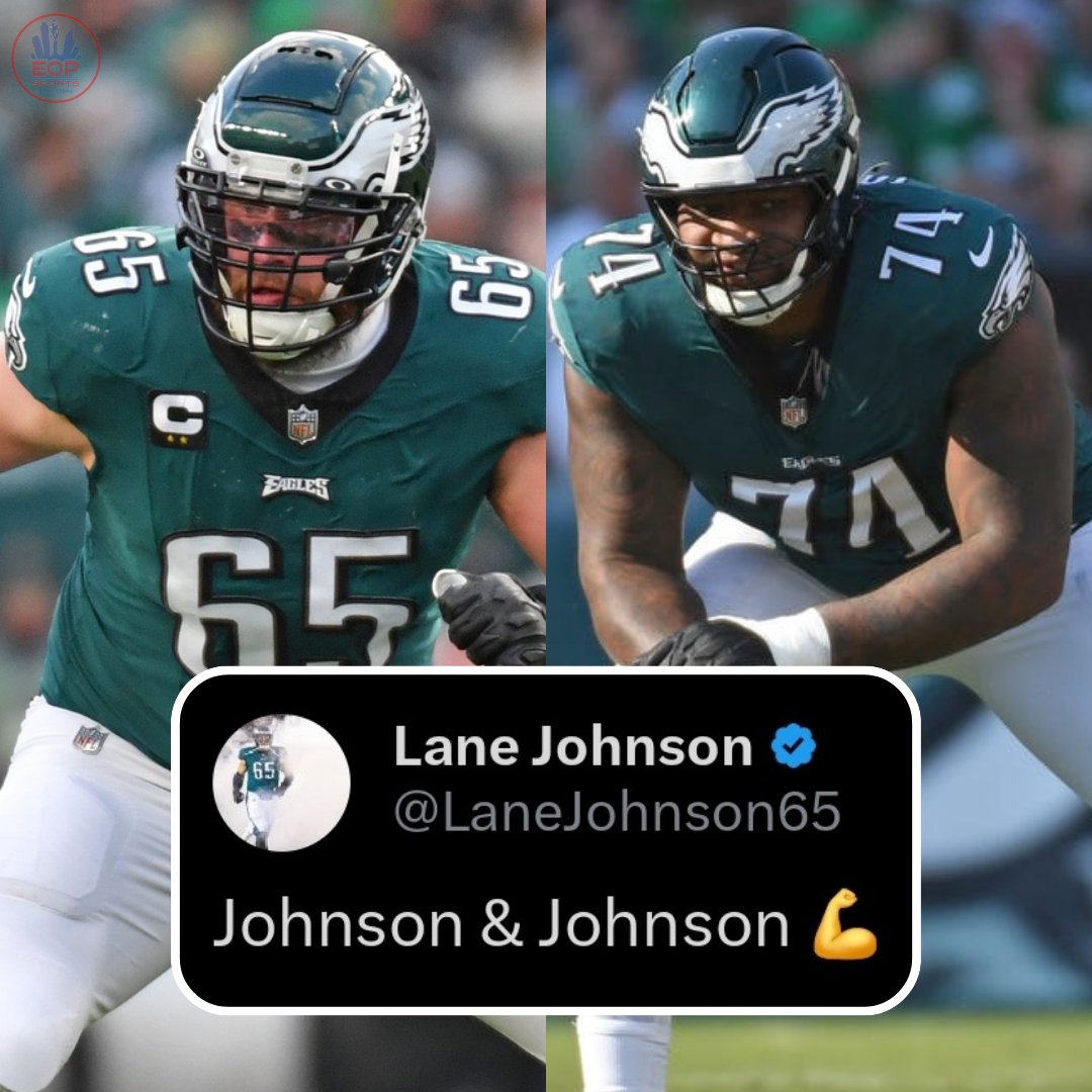 EOPsports's tweet photo. This Post is brought to you by... 

#Eagles | #FlyEaglesFly | #PhiladelphiaEagles | #EaglesNation | #lanejohnson | #fredjohnson https://t.co/yIR9McmdVZ