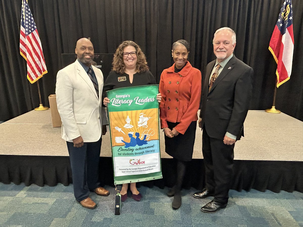GarrettMSGators's tweet photo. Thank you @georgiadeptofed for recognizing @GarrettMSGators as a Literacy Leader! We are very PROUD of our students and teachers! https://t.co/tIatqQ5K5q
