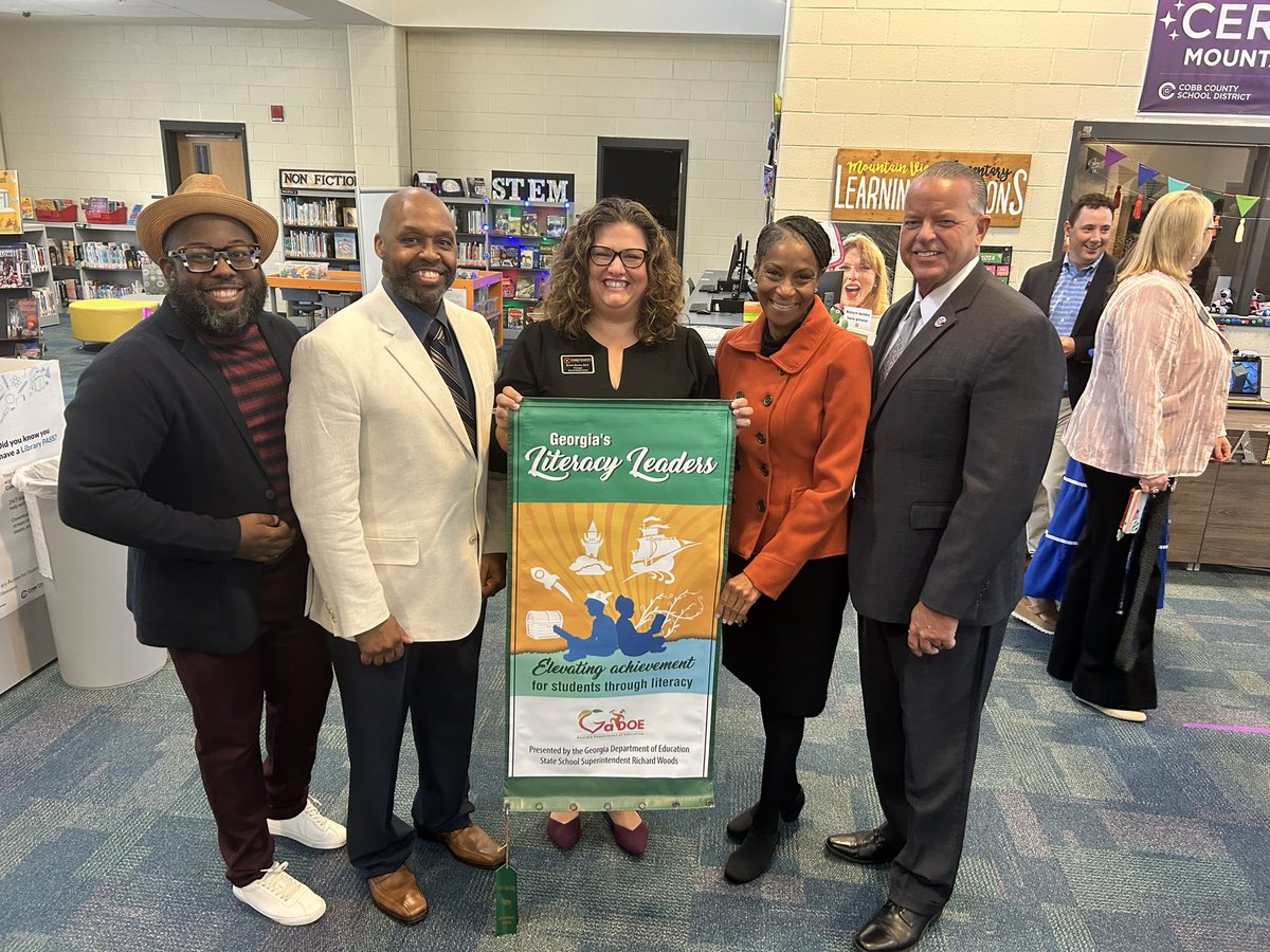 GarrettMSGators's tweet photo. Thank you @georgiadeptofed for recognizing @GarrettMSGators as a Literacy Leader! We are very PROUD of our students and teachers! https://t.co/tIatqQ5K5q