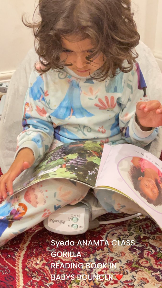 NazishAnamta's tweet photo. Her passion of READING BOOKS ❤️ @RofiyaTVI  @TVInfants https://t.co/wzgz9jUIjC