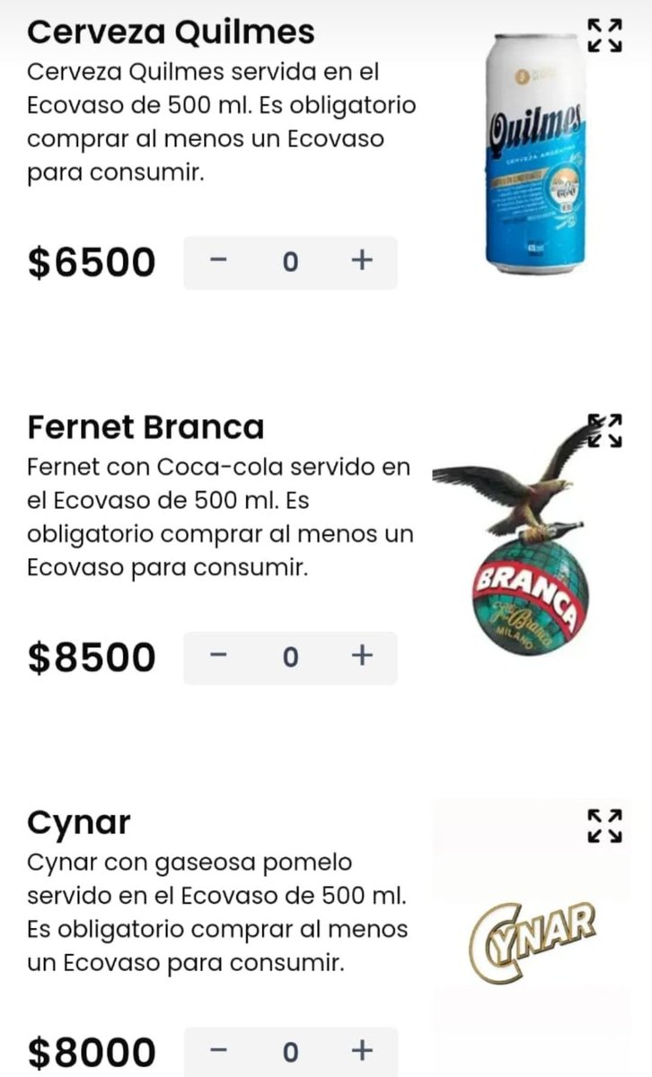 Le llego la inflación a los precios del Festival Bandera en Rosario. Ni precio de Kiosko.