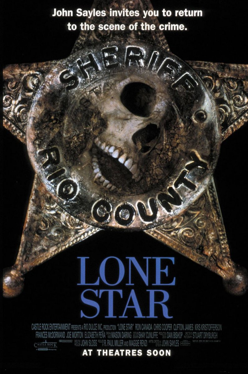 Thanks to <a href="/FilmBathUK/">FilmBath</a>, I managed to check off one of the first films I put on my <a href="/letterboxd/">Letterboxd</a> watchlist.
LONE STAR is exceptional filmmaking that examines generational scars left by parental deceit and how altering history creates false heroes. What a cast!