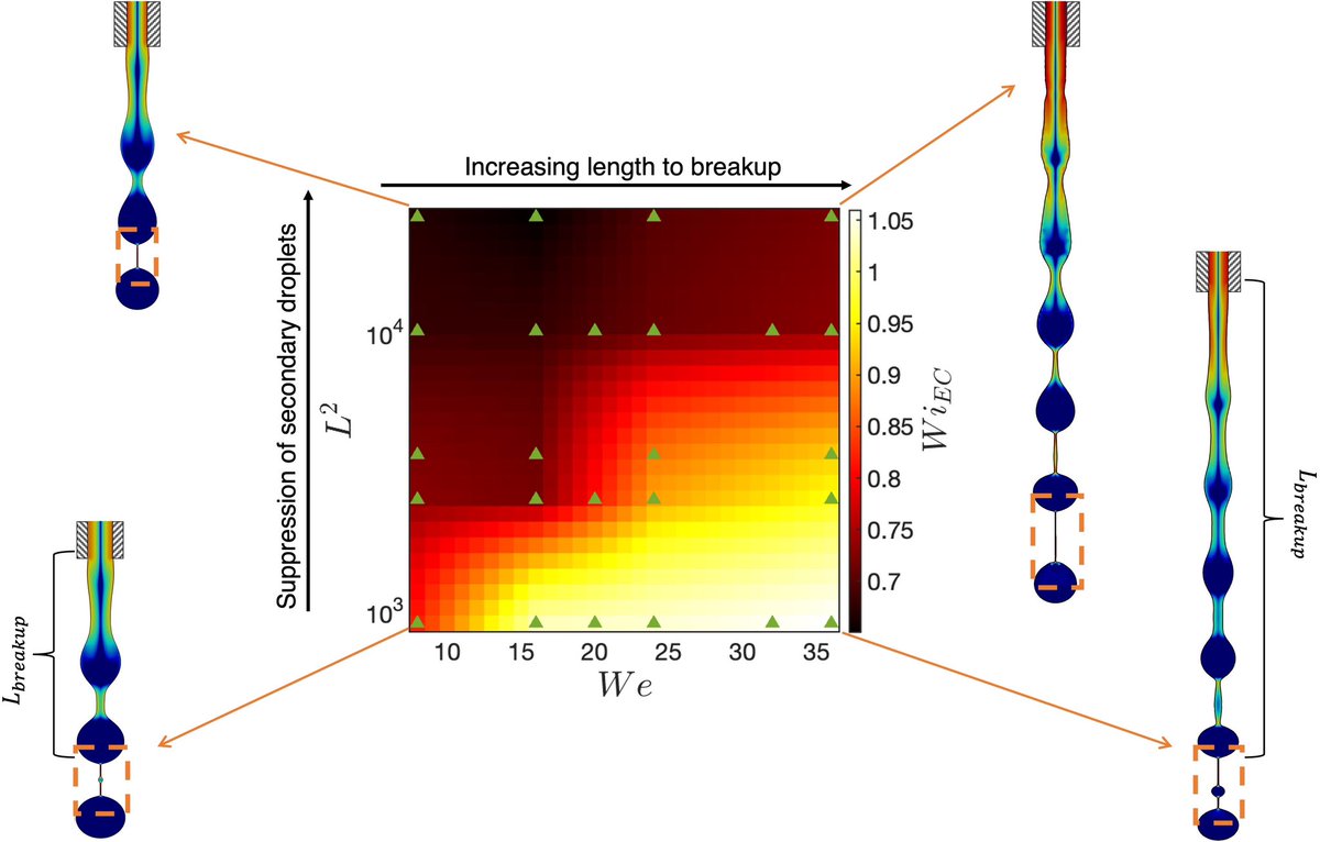 MatarLab's tweet photo. Our latest: Transition to elasto-capillary thinning dynamics in viscoelastic jets 🙌

#OpenAccess in @JFluidMech 

Collab: @KZinelis @garethmckinley &amp; Thomas Abadie @ChemEngBham 

🔗 https://t.co/thwzHNSQVX 

@MITMechE @MITChemE @ImperialChemEng 

#CFD #Simulation #FluidDynamics https://t.co/XzUQ8ZzPZs
