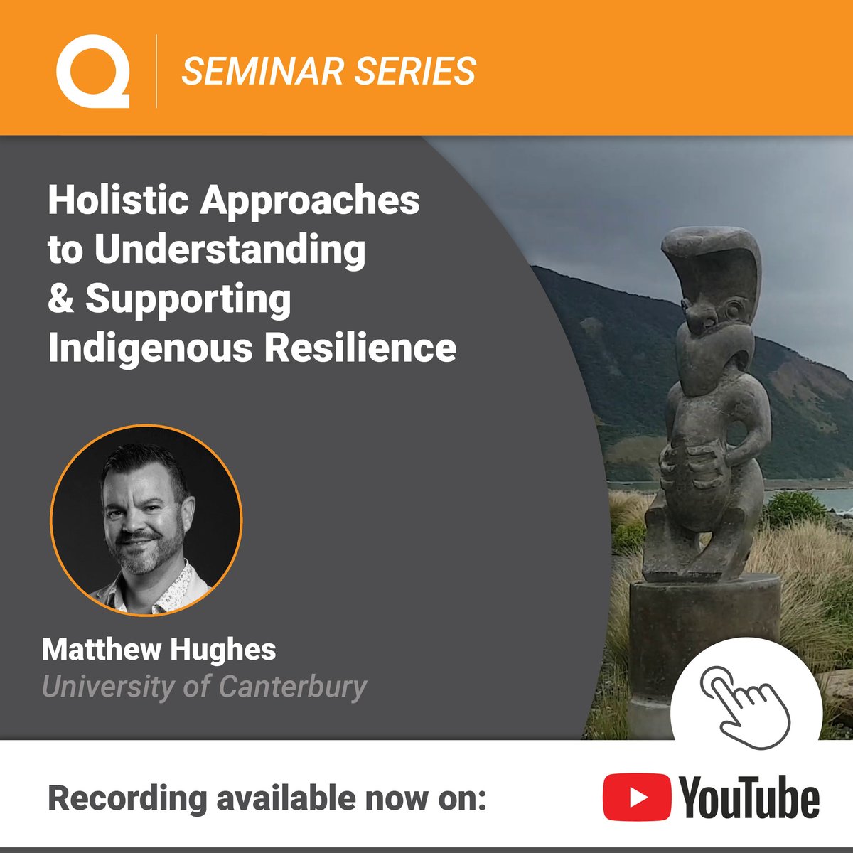 Te Hiranga Rū QuakeCoRE (@quakecore) on Twitter photo ICYMI: QuakeCoRE Seminar: Holistic Approaches to Understanding & Supporting Indigenous Resilience, presented by: Matthew Hughes (<a href="/UCNZ/">University of Canterbury</a>)
▶️ Watch it here: youtu.be/DlfrUxyPI4s?fe…
#QCSeminarSeries #MātaurangaMāori #Indigenous #DRR #SeismicResilience ICYMI: QuakeCoRE Seminar: Holistic Approaches to Understanding & Supporting Indigenous Resilience, presented by: Matthew Hughes (<a href="/UCNZ/">University of Canterbury</a>)
▶️ Watch it here: youtu.be/DlfrUxyPI4s?fe…
#QCSeminarSeries #MātaurangaMāori #Indigenous #DRR #SeismicResilience
