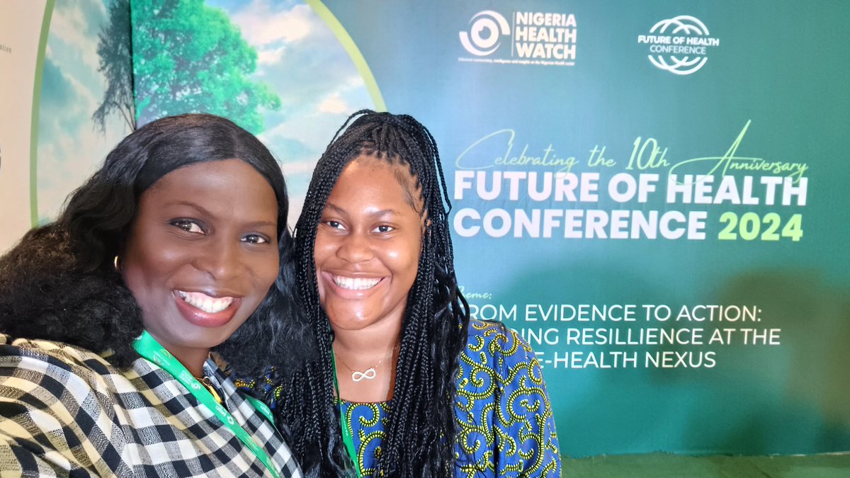 KOmonoju's tweet photo. This was my first Future of Health Conference. This year's conference theme is "From Evidence to Action: Building Resilience At The Climate-Health Nexus.
#ClimateHealthNexusNG
#FHC2024 https://t.co/MFlVJ5qoXM