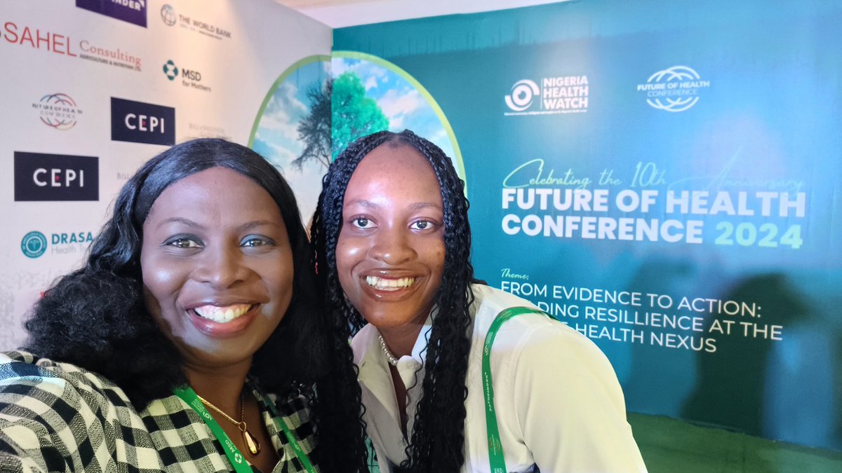 KOmonoju's tweet photo. This was my first Future of Health Conference. This year's conference theme is "From Evidence to Action: Building Resilience At The Climate-Health Nexus.
#ClimateHealthNexusNG
#FHC2024 https://t.co/MFlVJ5qoXM