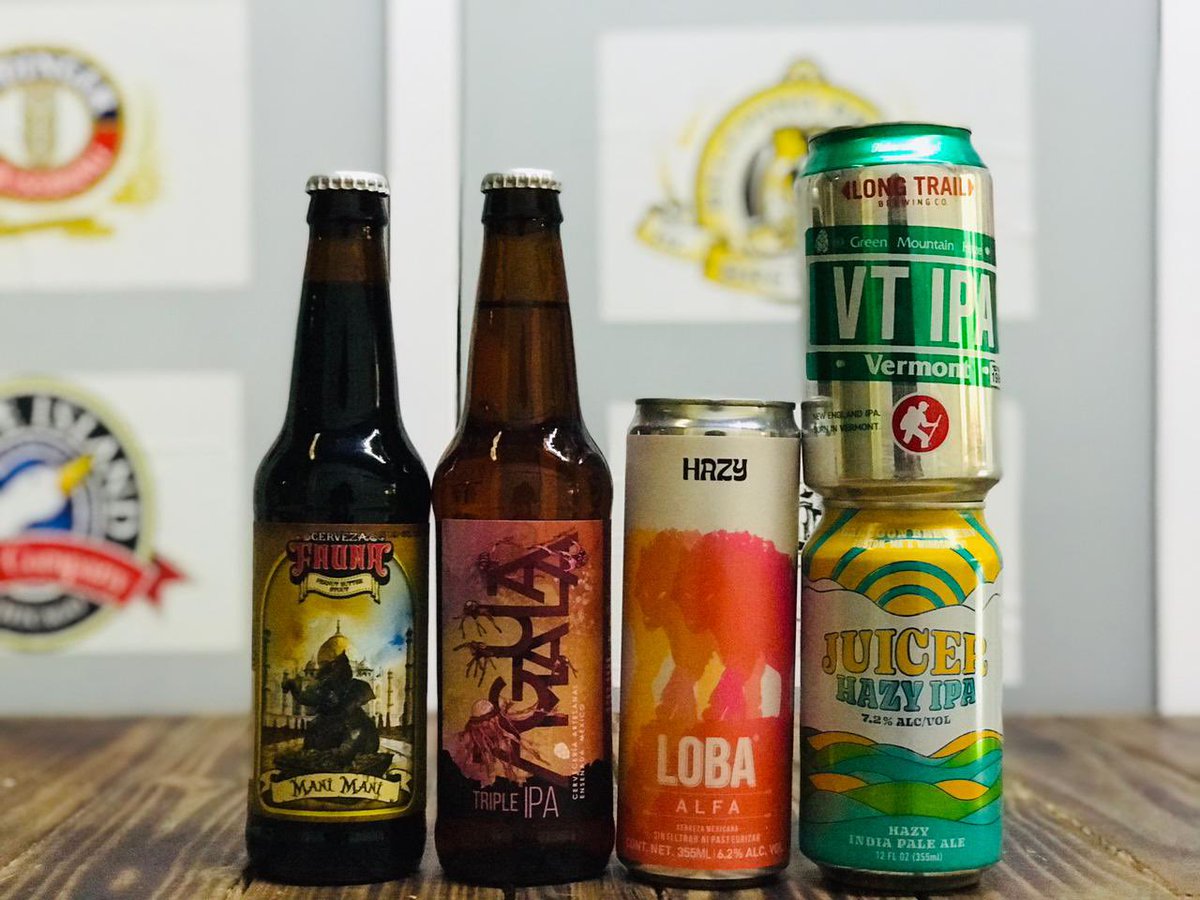 Beer_Bazar's tweet photo. Llegando…
Nueva Fauna Maní Maní Peanut Butter Stout 7.8%
Agua Mala Triple IPA 10%
Nueva Loba Hazy IPA 6.2%
Long Trail NEIPA 6%
Harpoon Juicer Hazy IPA 7.2% https://t.co/hglQyXmTAs