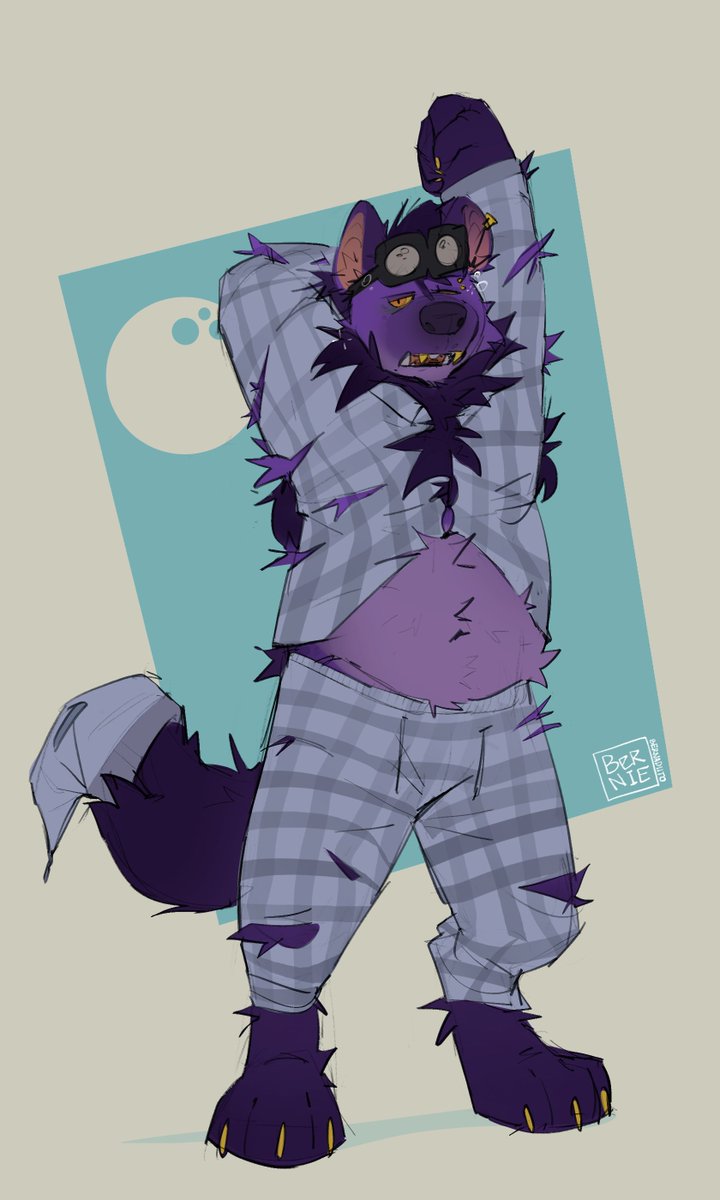 Bernardiito_'s tweet photo. Sketch comm for @/MannyHyena 🌕✨ https://t.co/rGPjtMJdFz