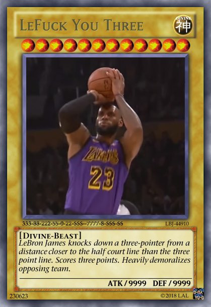 @SixthManJake This was the definition of LeFuck You