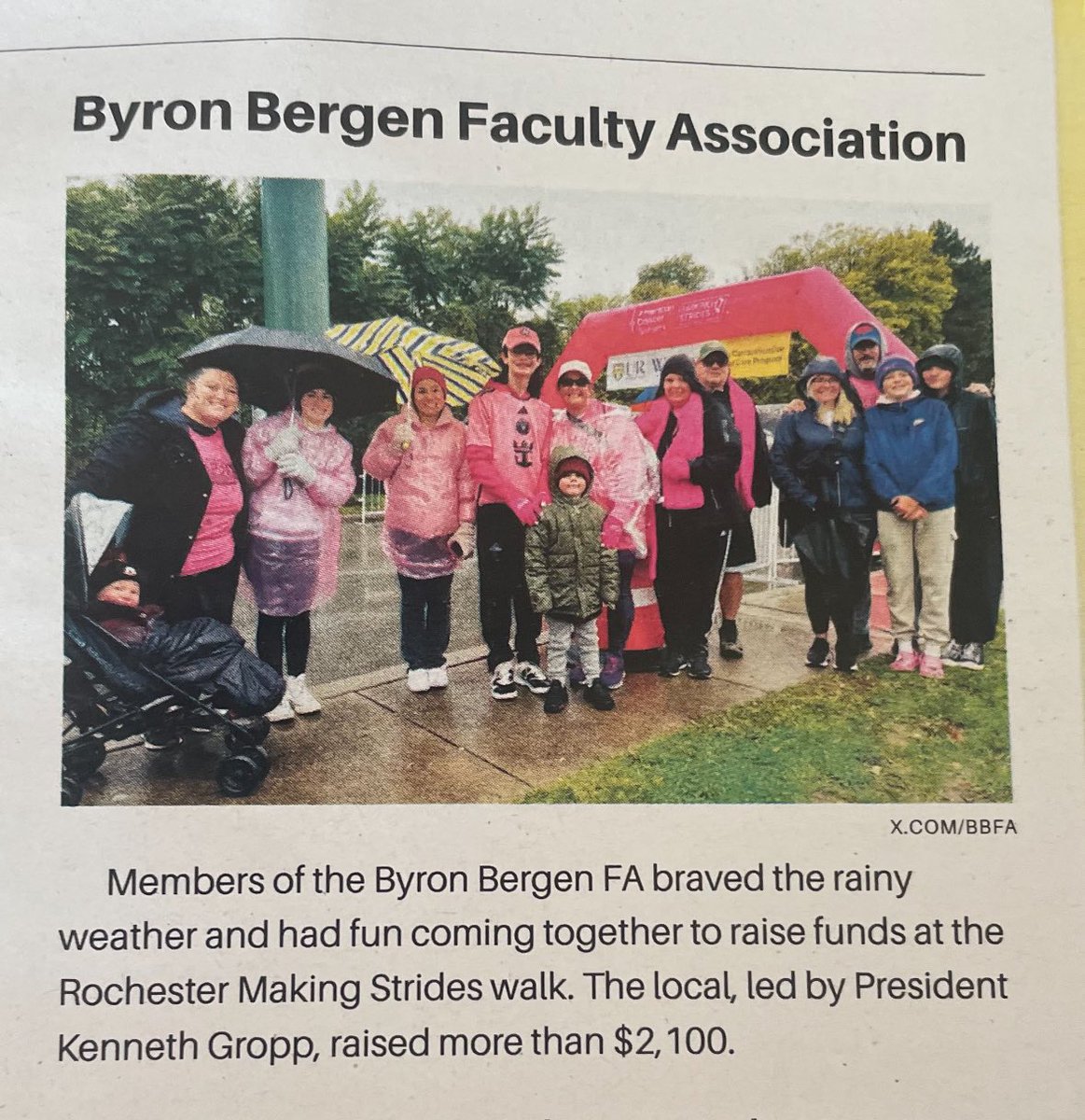 BBFA members always making a positive difference!