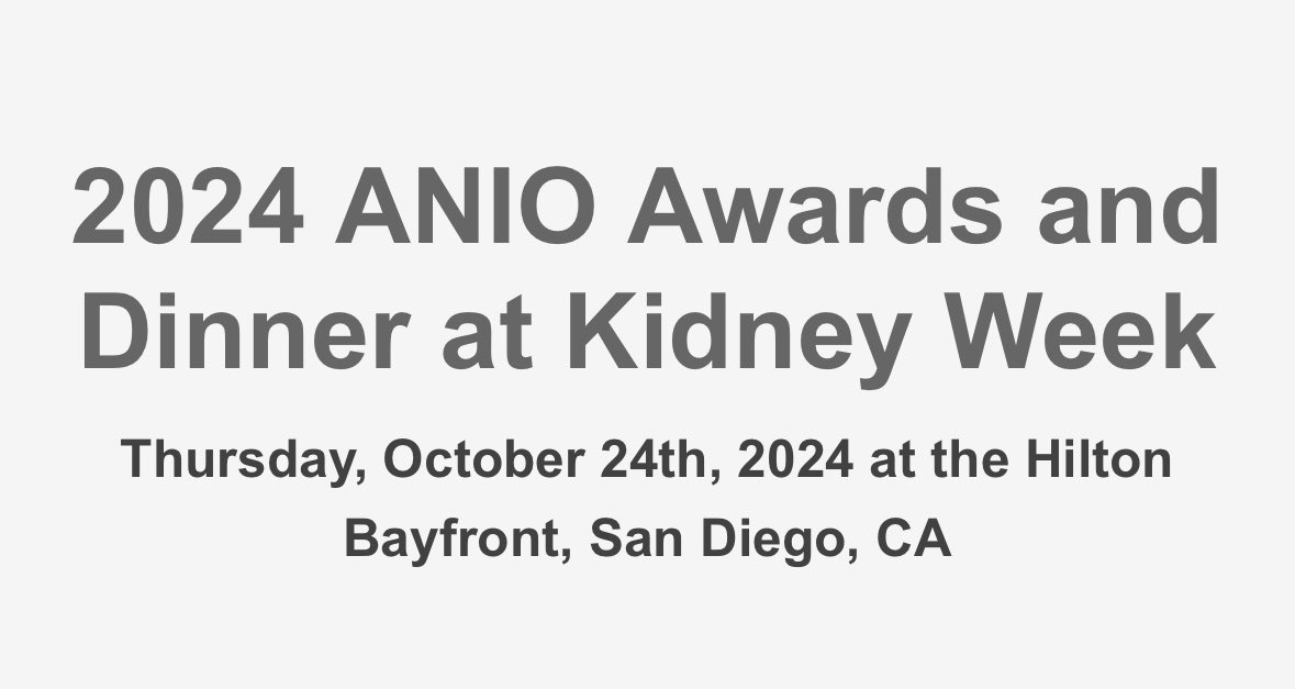 Samir Nangia MD CPE ACC (@samirnangia) on Twitter photo Reminder for today’s evening ANIO event
Hilton Bayfront 6pm. It was an honor to read about the accomplishments of the many nephrologists who were nominated for awards by peers! Thank you to <a href="/VineetaKumar8/">Vineeta Kumar</a> & <a href="/divyaa24/">Dr. Divya Bajpai 🇮🇳</a> for volunteering time on awards committee! #KidneyWk2024 Reminder for today’s evening ANIO event
Hilton Bayfront 6pm. It was an honor to read about the accomplishments of the many nephrologists who were nominated for awards by peers! Thank you to <a href="/VineetaKumar8/">Vineeta Kumar</a> & <a href="/divyaa24/">Dr. Divya Bajpai 🇮🇳</a> for volunteering time on awards committee! #KidneyWk2024