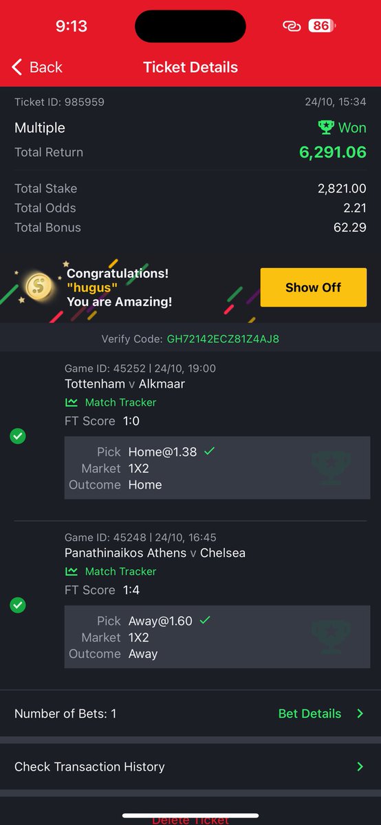 Hugustus3's tweet photo. 10 odds , 5 odds 2.21 odds ✅✅✅ https://t.co/Nsy5pVNLdR