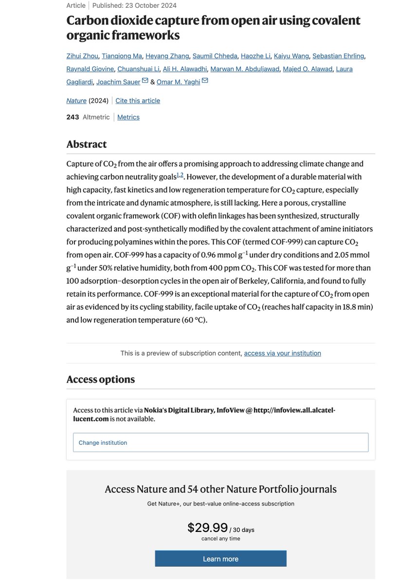 I love how people think we can solve climate change when we can't get rid of fucking paywalls