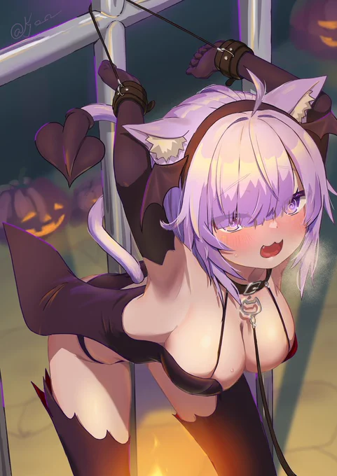 サキュバス捕まえた...#絵かゆ trick or treat? 