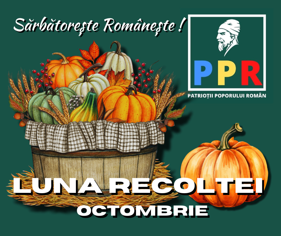 PPR_RO_Timis's tweet image. Avem sărbătoarea recoltei,o tradiție veche de mii de ani ,plină de farmec și bucurie,care semnifică belșugul sufletesc înainte de toate,apoi belșugul roadelor culese de pe urma ostenelii unui an întreg,ca un merit și recunoștință.