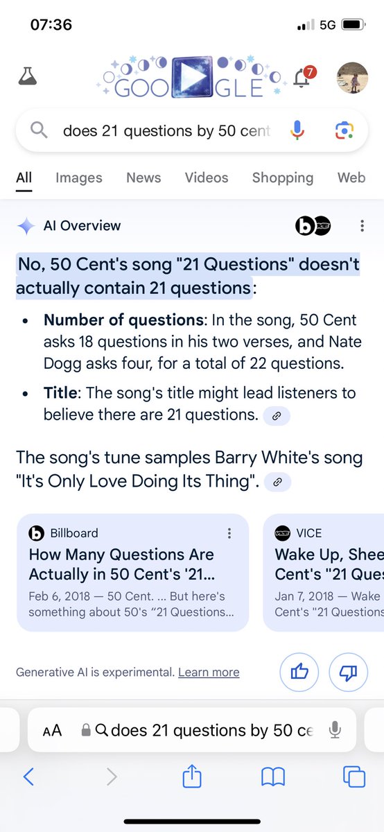 Nível de abububle das ideias: pesquisando de a música “21 questions” do 50 tem mesmo 21 perguntas na letra ☠️
