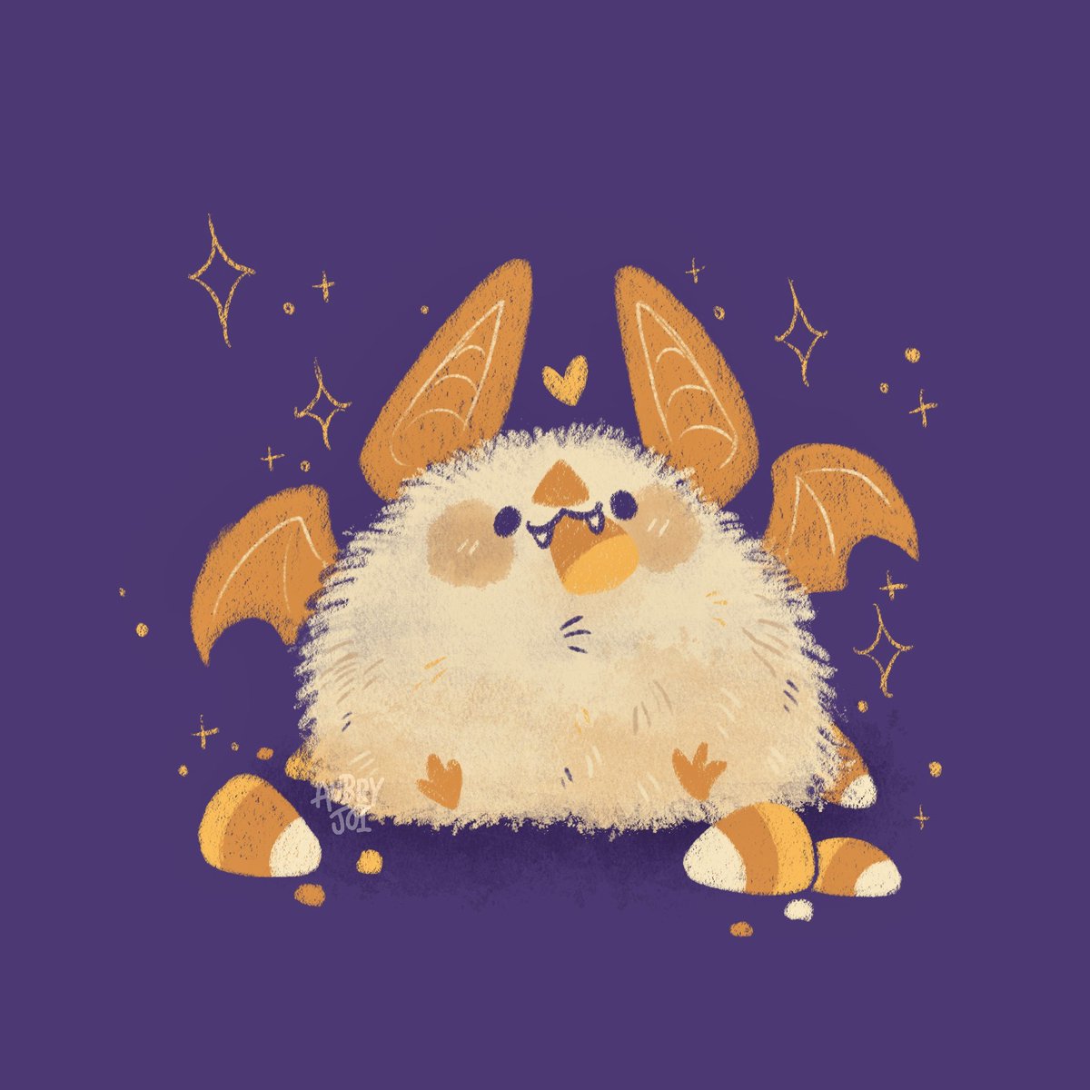 Fatty batty 🧡💜