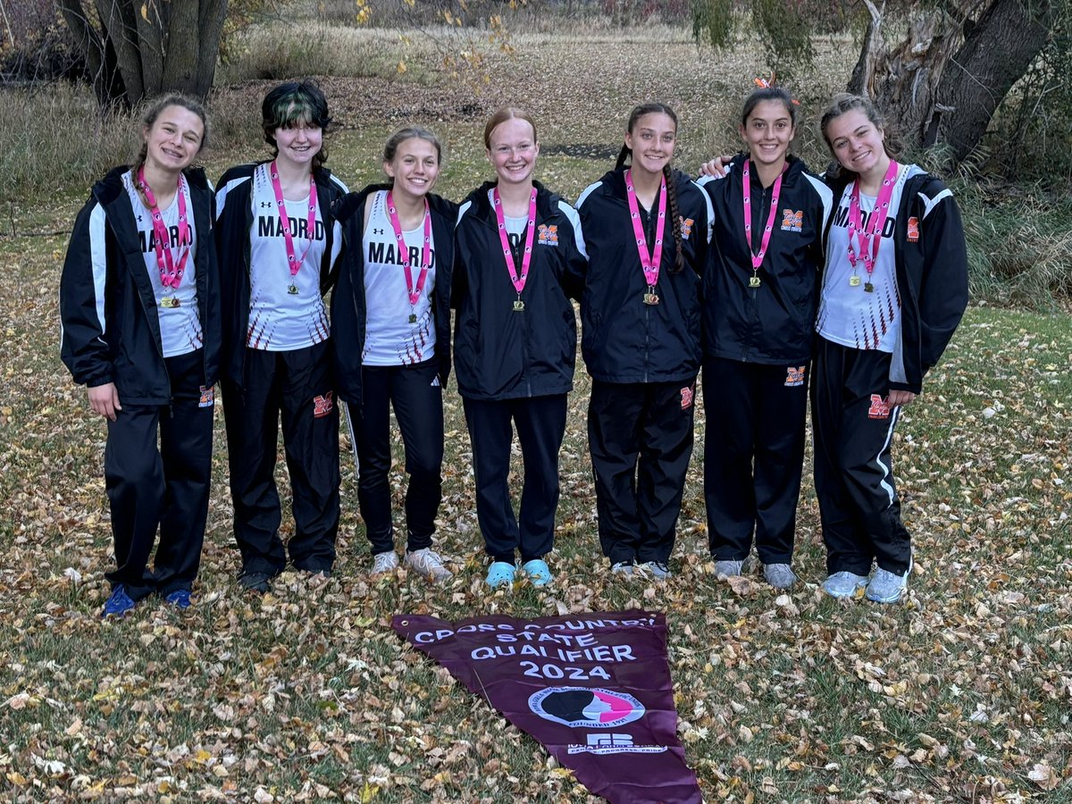 n to state! Madrid Tigers win the Central Springs state qualifying meet! All the girls reached their goal for the meet. Individual qualifiers were Hannah, Madelyn and Katelyn, champ for the second year in a row! 

Boys end their season tonight fighting tough. We love our Tigers!
