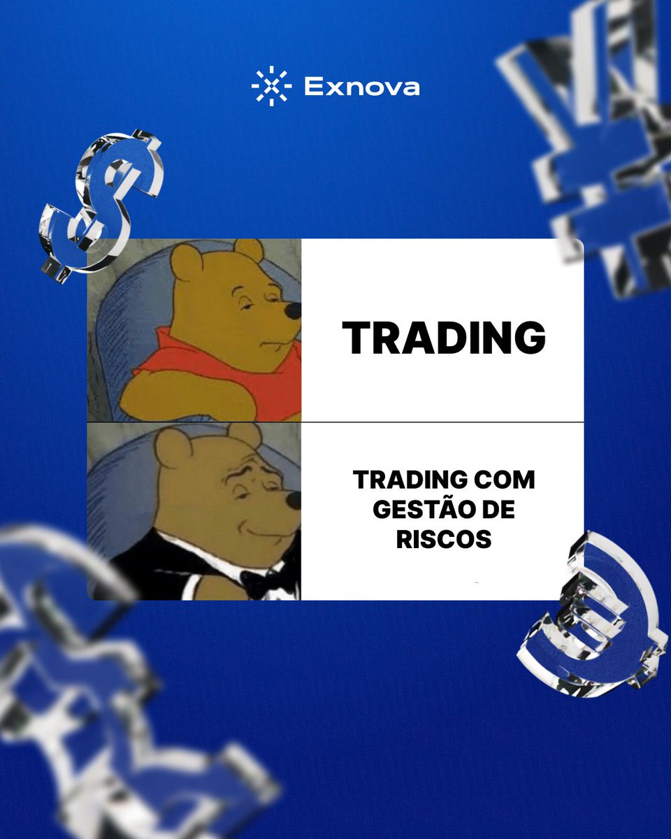 Exnova_pt's tweet image. Você negocia com gestão de riscos?
Comente abaixo! 👇
#exnova #trading #memes #gestaoderiscos #trader