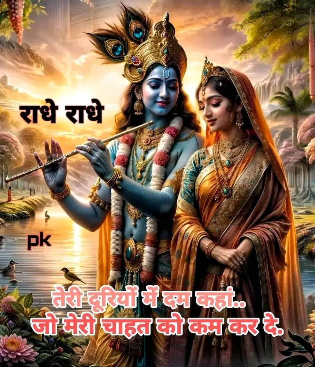 मेरे सांवरिया..❣️
तुम जान अयोग्य बिसारो मुझे पर.
 म़ै ना तुम्हें बिसराया करुं..
तेरी इसमें खुशी तुम रूठा करो..
 मैं अकेले में तुमको मनाया करुं..
मेरे रोने पे तुमको जो आये हंसी तो मैं रो रो के तुमको हंसाया करु़ं..
तेरे चरणों की धूली को चंदन समझ
 मैं तो माथे पे अपने सजाया करुं🙏