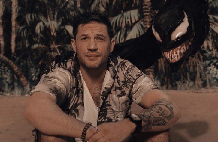 id like to think that ending of venom 3 didnt happen and they went back to this beach to sloppily make out