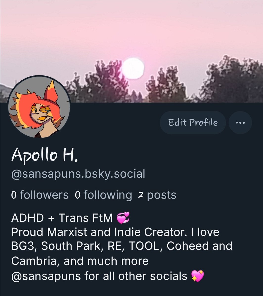 I have a 💙☁️ now! You can follow me over there if you're also jumping ship 
Eventually will make one for <a href="/PAPOffical/">Puppets Amongst Puppeteers</a> too!