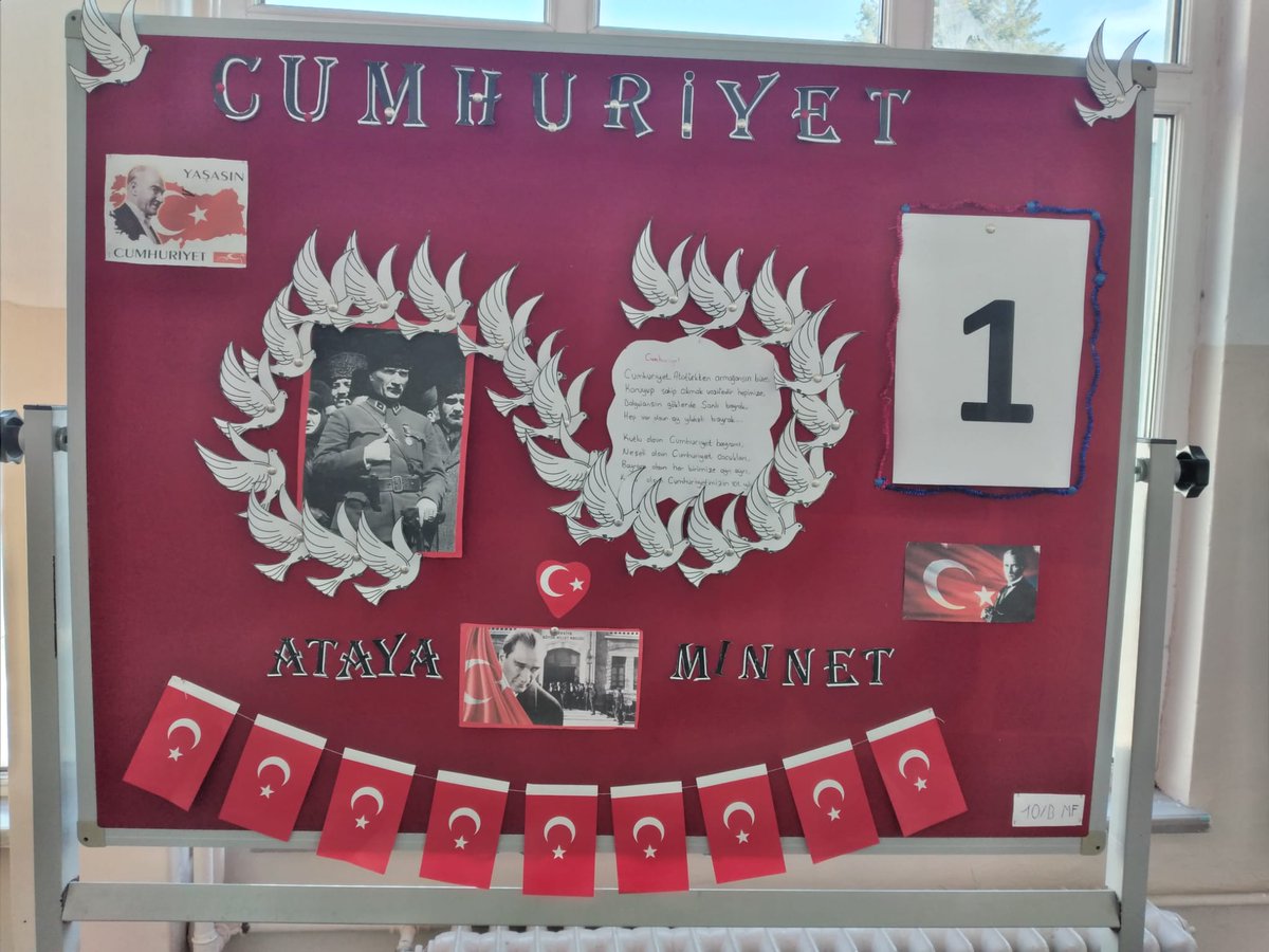 Şehit Ünal Bıçakçı Mesleki ve Teknik Anadolu Lisesi -Kültür Edebiyat Kulübü- Cumhuriyet bayramı sınıflar arası pano yarışması etkinliği düzenledi. <a href="/trabzonmem/">Trabzon İl Milli Eğitim Müdürlüğü</a> <a href="/ortahisar/">özgür ortahisar</a>.milliegitim @cemilkarakas61 @ogenc2023 #100yıl #trabzon #millieğitimbakanlığı #ticaretmektebi #meslekieğitim