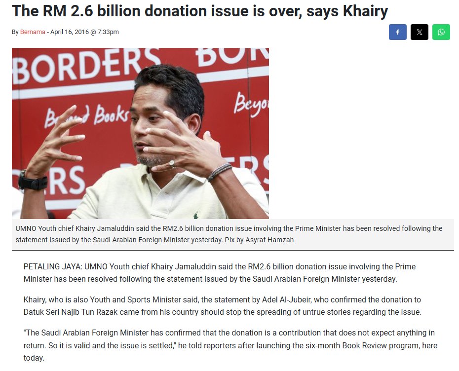 farhanzulkefly's tweet image. Anwar yang tak pernah duduk dalam Kabinet tahun 2011 hingga 2018 pun dah tahu dan bagi amaran pasal kecurangan 1MDB ni.

@Khairykj yang jadi Menteri masa tu siap minta orang pertahankan Najib dan 1MDB. Itu pun ada yang bengap panggil dia ni "future PM".