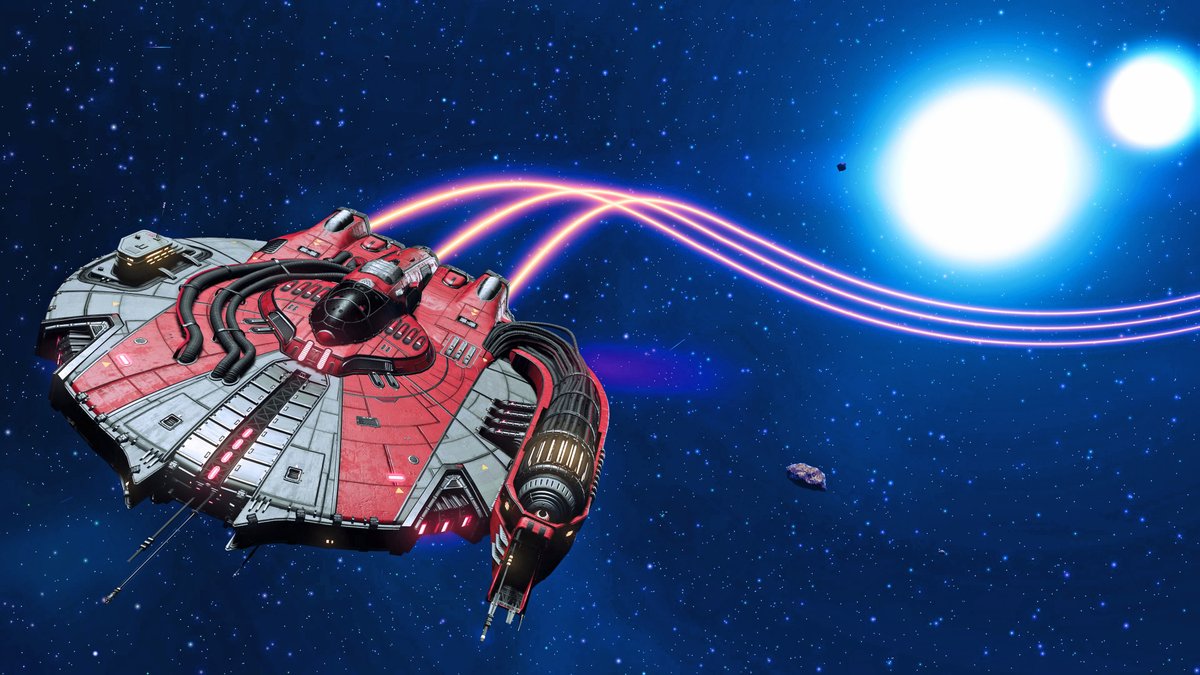 RolandOberheim's tweet photo. This new ship is soooo cool! 😎👍
 
#NoMansSky #NoMansSkyTheCursed https://t.co/Did7Zf1GA5