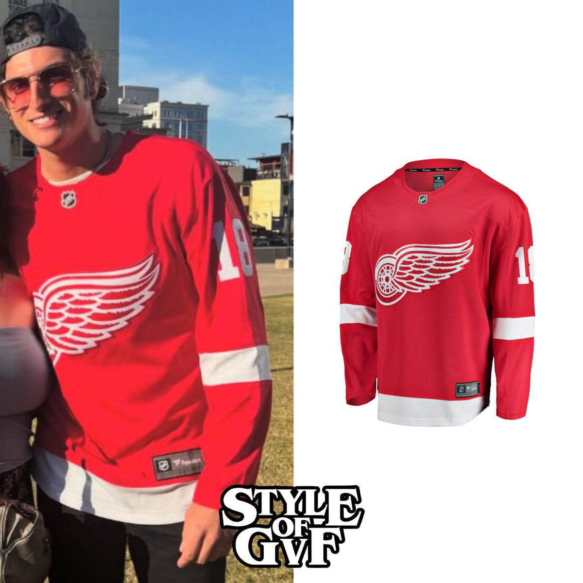 StyleofGVF's tweet photo. Danny wears the Detroit Red Wings Fanatics Home Breakaway Player Jersey from @Fanatics ($174.99)
-
📸: cayla5521 https://t.co/2W41qOPa5c