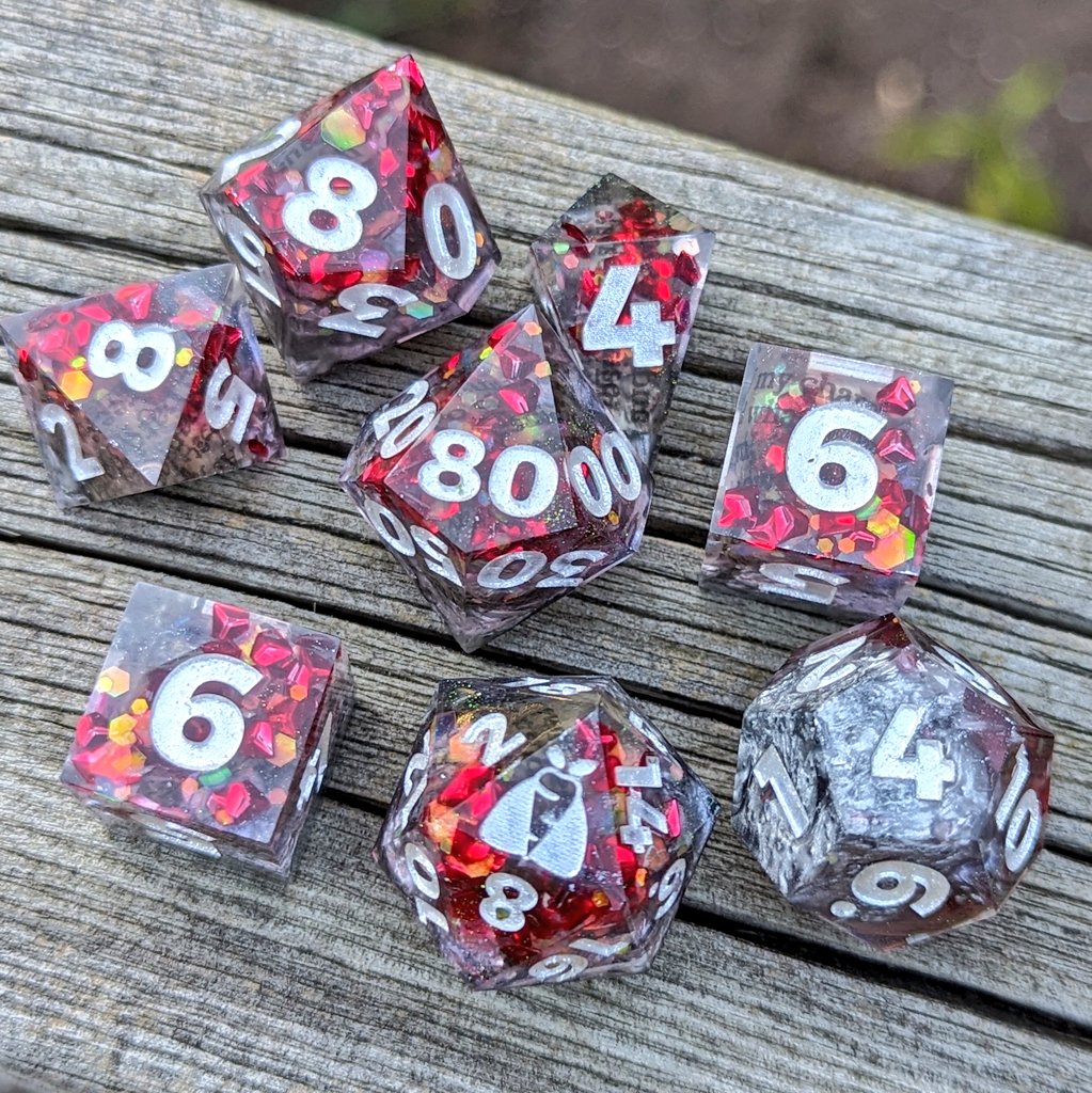KarMothDice's tweet photo. Behold: the first set of KarMoth click clacks to be sent to Australia 🌏

Knowing our #dice can be found all over the world makes us smile 😊 

#HandmadeDice #ShopSmall #MadeInCanada #resin #resindice #resinart #diceart #diceporn #ttrpg #ttrpgart #dungeonsanddragons #dnd #dndart https://t.co/bSdaV7oe55