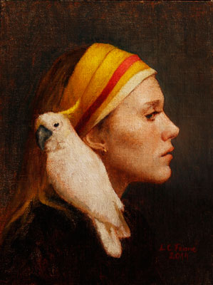 WomensArtForAll's tweet photo. Louise Camille #Fenne (@Louise_Fenne) •Girl With A Cockatoo• #WomensArt #ArtByWomen #WomenArts https://t.co/jkaF1QzUFP