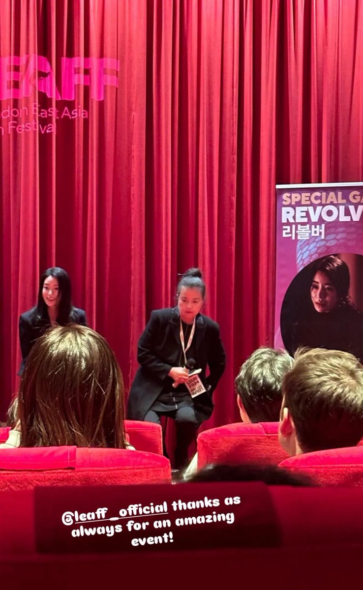 4ippuni's tweet photo. Special gala Jiyeon Revolver talk❤️
#LimJiyeon #임지연 #LondonEastAsiaFilmFestival #LEAFF
cr, meganjxy, snoozysoozi https://t.co/yC60mCBR6y