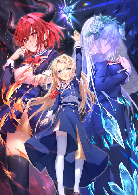 「男子禁制ゲーム世界で俺がやるべき唯一のこと 6 百合の間に挟まる男として転生してしまいました(MF文庫J)著者: 端桜了」の挿絵を担当させていただきました。
https://t.co/YdQaE0hciJ
本日発売です!
3寮戦めちゃめちゃ熱いのです。
是非お手にとって頂けると嬉しいです! 