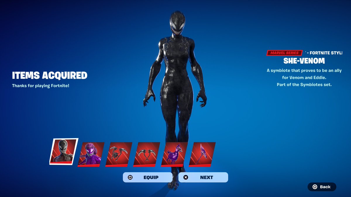 Fortnite Agony She Venom Skin Giveaway 

To Enter: 
❤️♻️ LIKE &amp; RETWEET
📲 FOLLOW <a href="/FortniteFNLK/">Fortnite Leaks 🕜</a> <a href="/braniyt/">brani</a> 
🛑 SUBSCRIBE youtube.com/brani
🎙️JOIN DISCORD discord.gg/HtPVfVD
✅ COMMENT “DONE”

USE CODE ‘FNLK’ #ad