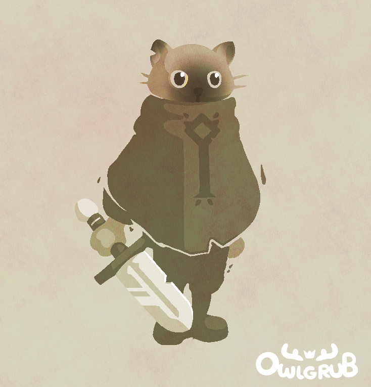 I'm pretty out of practice with character art so I thought I'd try somethin' new. It's a bit scuffed maybe? I dunno, I'll keep at it.