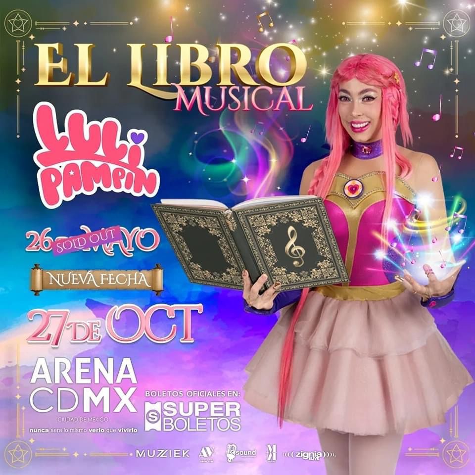 mninoticias's tweet photo. 🔴🔴🔴🔴

El libro musical de Luli pampin llega a la @ArenaCdMexico por segunda ocasión tras un tremendo sold out

Y gracias a nuestros amigos de @Muziek_mx tenemos regalos para los más chiquitos de la casa 

¿Quieres ir? 

- da RT y ♥️ a este tuit
- en los comentarios dinos: ¿por que quieres ir a ver a Luli pampin? Junto con un DIBUJO de este personaje 

Y listo... estarás participando por un pase doble.

Ojo: 
- dinámica única para seguidores de la cuenta
- los ganadores serán elegidos al azar y nos contactaremos con ellos vía mensaje privado 
- Dinámica abierta a partir de hoy hasta el viernes 25 a las 11:55 pm 

Suerte a todos!