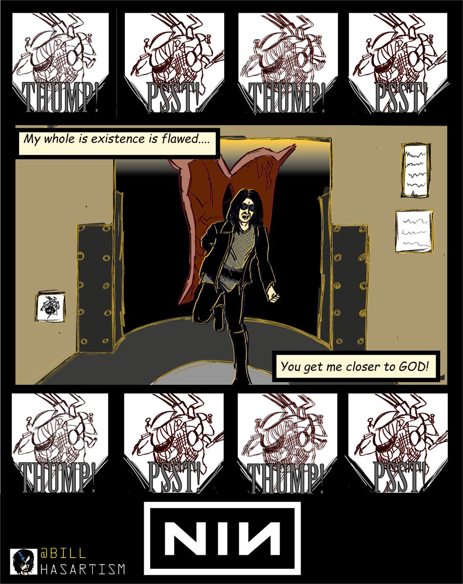 billhasartism's tweet photo. Day 25 Nine Inch Nails! One of my favourite bands hands down. With Teeth is probably my favourite album of theirs.
#inktober #postober #postoberchallenge #nineinchnails #nin #industrial #rock #trentreznor #closer #goth #thedownwardspiral https://t.co/0WH4htOkUH