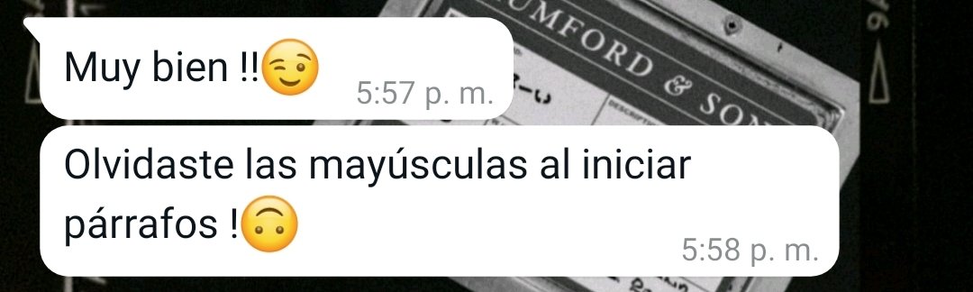 "Ay pero por qué eres tan auto exigente?"

Mi mamá después de leer mi mensaje de WhatsApp: