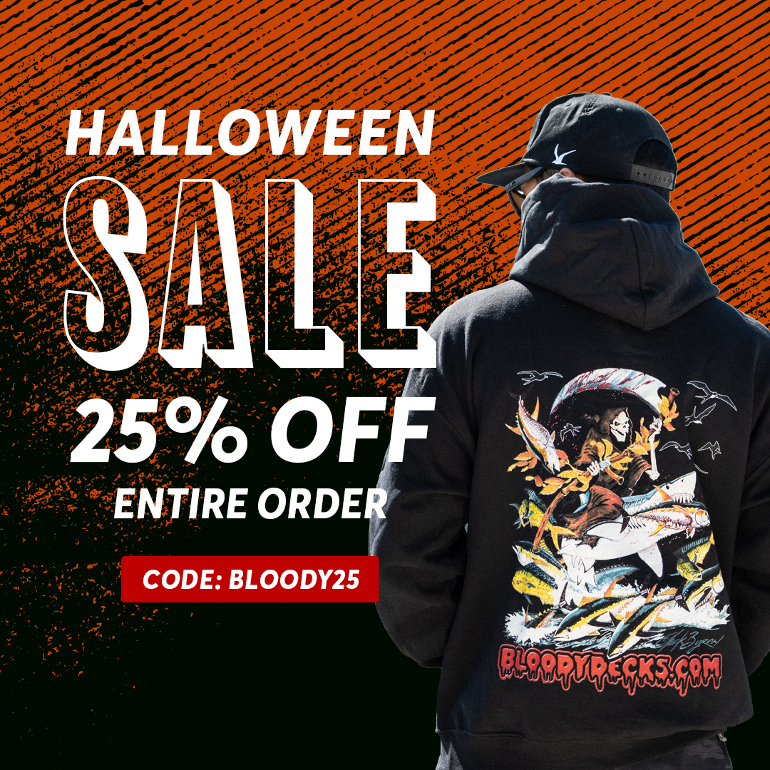 The Halloween Sale starts TODAY!

Head to the BD store and use code "BLOODY25" to get 25% off your entire order!

Link in bio.

.
.
.
.
.
.
.
.
.
.
.
.

#BDOutdoors #bdoutdoorsdotcom #bloodydecks #offshorefishing #socal #fisherman #anglers